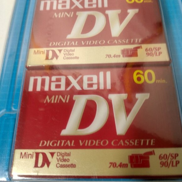 Maxell Digital Video Cassette Lot of 4 Mini DV 60 Minute 70.4m - Picture 2 of 6